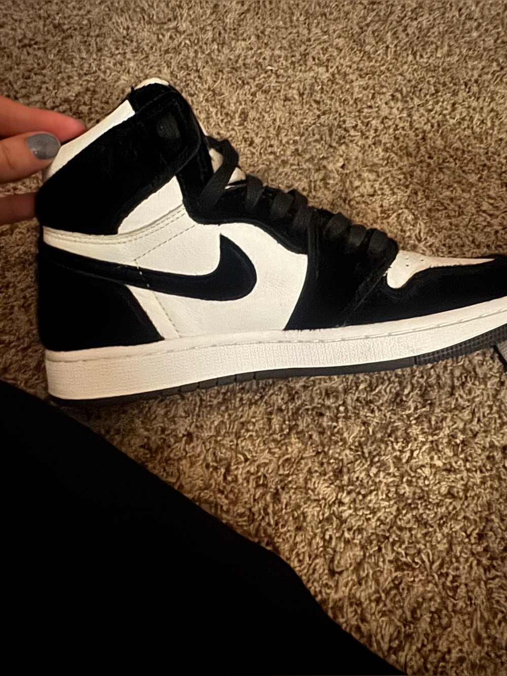 Nike Air Jordan 1 Retro High OG “Twist,” also known as the “Panda,”